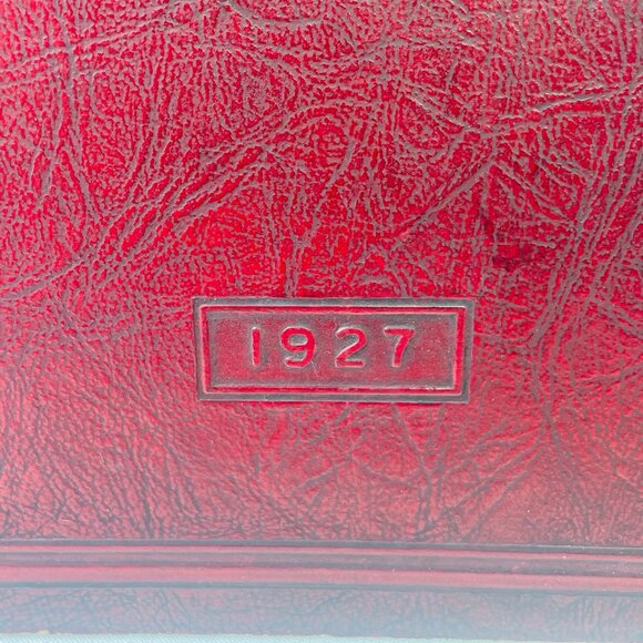 The Cumberlander 1927 Yearbook - Rich Maroon Embossed Cover - Picture 3 of 11